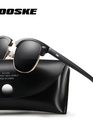 YOOSKE Polarized Sunglasses Women Men Classic Brand Designer Vintage Square Sun Glasses Driving Mirror UV400 for Auto Car