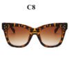 Oulylan Classic Cat Eye Sunglasses Women Vintage Oversized Gradient Sun Glasses Shades Female Luxury Designer UV400 Sunglass
