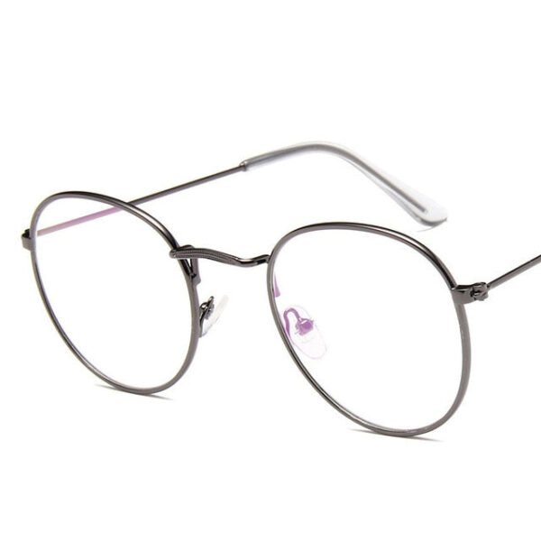 LeonLion Mirror Metal Sunglasses Women Vintage Brand Designer Flat Round Glasses UV400 Street Beat Oculos De Sol Gafas