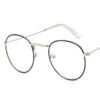 LeonLion Mirror Metal Sunglasses Women Vintage Brand Designer Flat Round Glasses UV400 Street Beat Oculos De Sol Gafas
