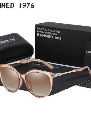 New Luxury HD Polarized Women Sunglasses Fashion Round Ladies Vintage Brand Design cat eye woman Female Sun Glasses oculos