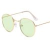 LeonLion Classic Small Frame Round Sunglasses Women/Men Brand Designer Alloy Mirror Sun Glasses Vintage Modis Oculos