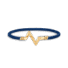 18K Louis Volt Upside Down Play Blue Bracelet