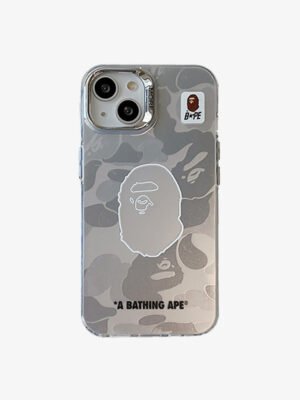 Limited iPhone Case | APE Silver Camo 1