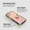 Samsung Case with Ring "Peach"