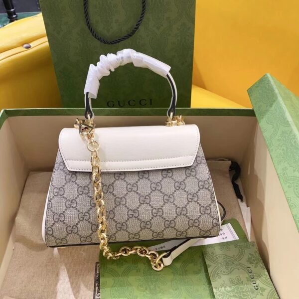 gg Horsebit 1955 Mini Bag White For Women, Women’s Bags 8.7in/22cm gg ?703848 92TCK 9761
