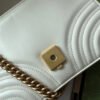 gg Marmont Mini Top Handle Bag White For Women, Women’s Bags 8.3in/21cm gg ?547260 DTDIT 9022
