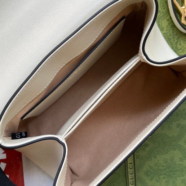 gg Ophidia gg Horsebit 1955 Mini Bag White And Beige For Women, Women’s Bags 8.6in/22cm gg