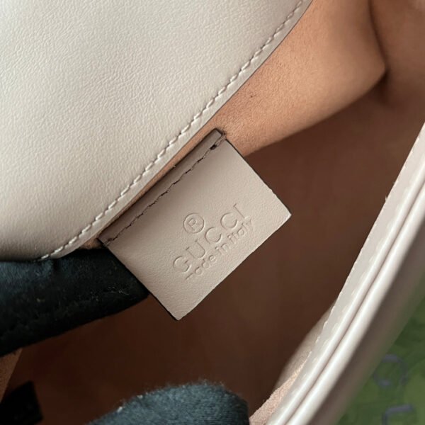 gg Marmont Mini Top Handle Bag White For Women, Women’s Bags 8.3in/21cm gg ?547260 DTDIT 9022