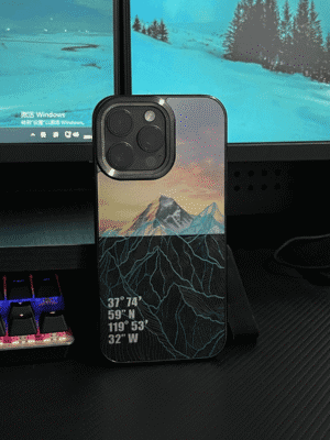 Snow Mountain iPhone Case