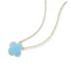 18K Vintage Alhambra Agent Pendant Necklace