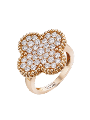 18K Magic Alhambra Diamond Ring