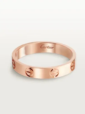 18K Love Wedding 4mm Ring