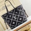 LV Neverfull MM Monogram Empreinte Black For Women,  Tote Bags 12.2in/31cm LV M46040