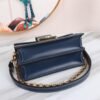LV Dauphine MM Denim Jacquard Monogram Pattern Navy Blue For Women,  Shoulder And Crossbody Bags 9.8in/25cm LV M59631