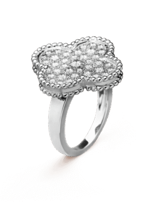 18K Magic Alhambra Diamond Ring