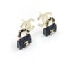 18K CC Bag Drop Earrings