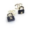 18K CC Bag Drop Earrings
