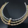 18K B.ZERO1  Diamonds Chain Link Necklace