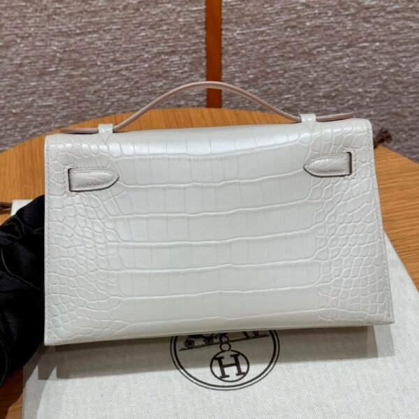 HM HRMS For Women Handbags Shoulder bags Kelly Pochette Matte American crocodile