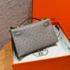 HM HRMS For Women Handbags Shoulder bags Kelly Pochette 100% KK ostrich