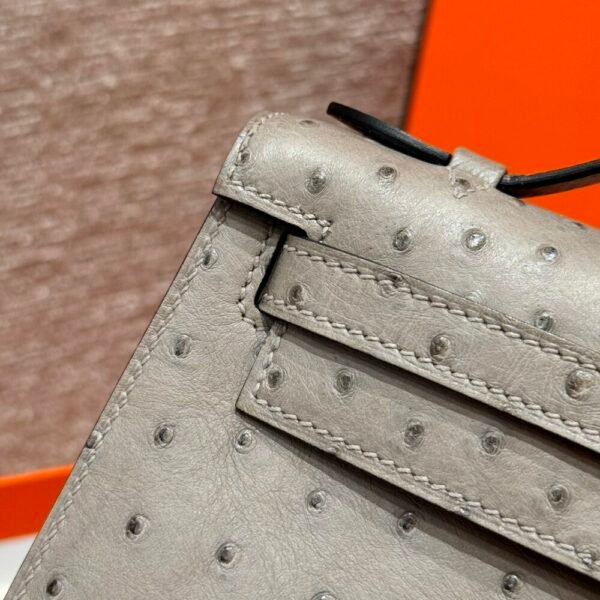 HM HRMS For Women Handbags Shoulder bags Kelly Pochette 100% KK ostrich