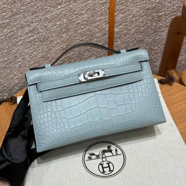 HM HRMS For Women Handbags Shoulder bags Kelly Pochette 100% Alligator