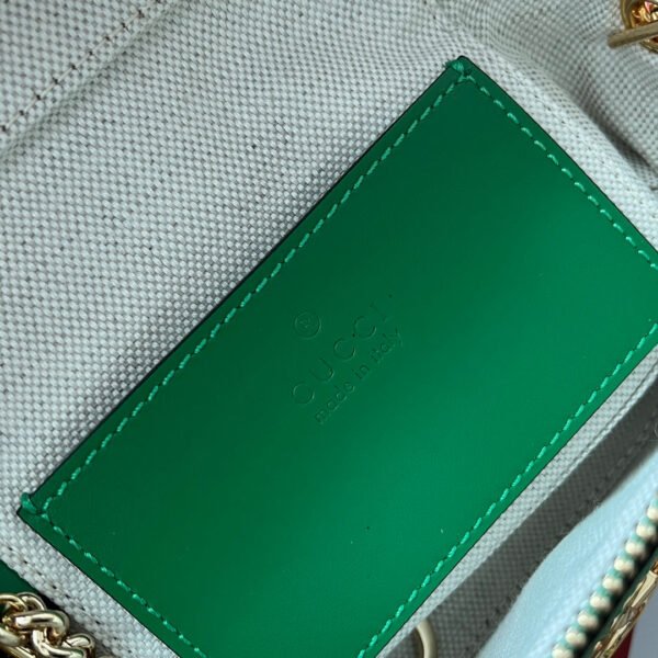 gg Quilted gg Mini Handbag Green For Women, Women’s Bags 6.3in/16cm gg 723770 UM8IG 3219