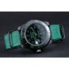 Rolex Stealth Submariner Green Nylon Strap 622009 Mens 40MM